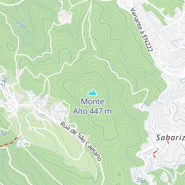 Map of Monte Alto