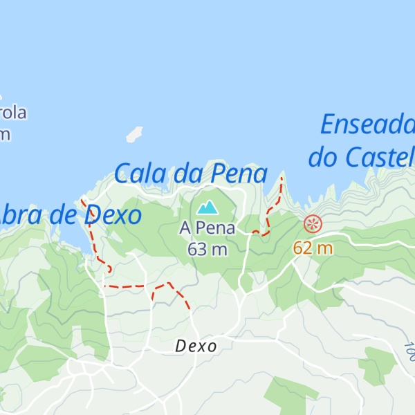 Map of A Pena