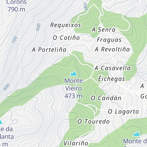 Map of Monte Vieiro
