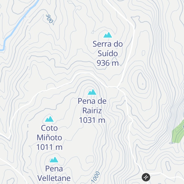 Map of Pena de Rairiz