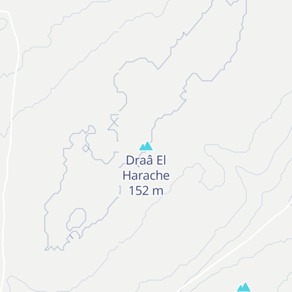 Map of Draâ El Harache