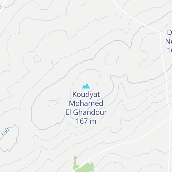 Map of Koudyat Mohamed El Ghandour
