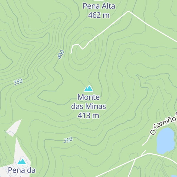 Map of Monte das Minas