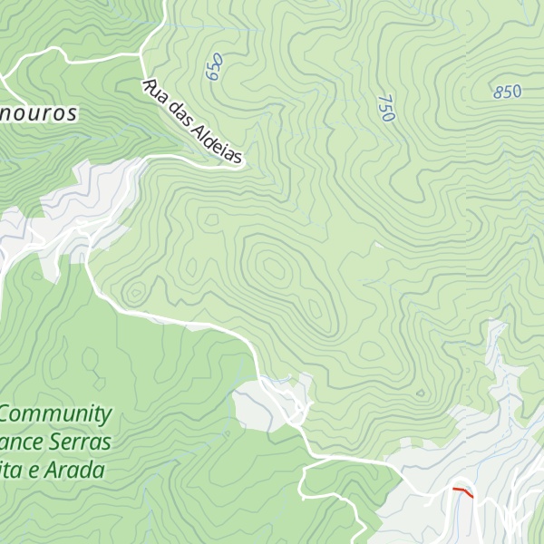 Map of Serra do Trebilhadouro