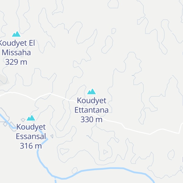 Map of Koudyet Ettantana