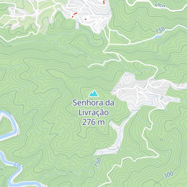 Map of Senhora da Livração