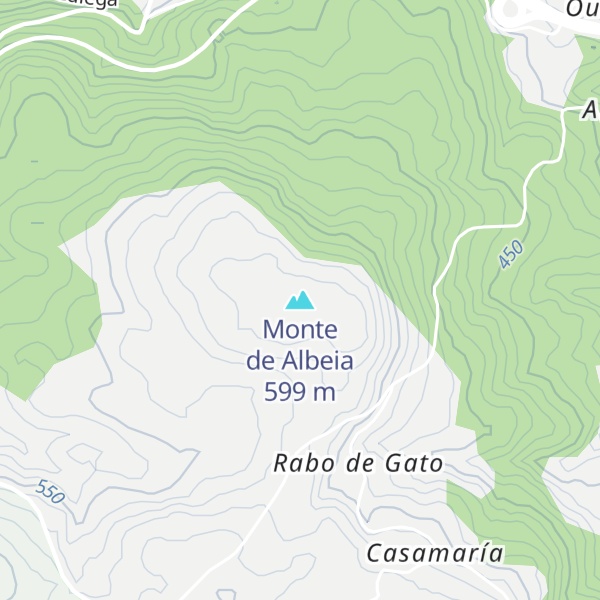 Map of Monte de Albeia