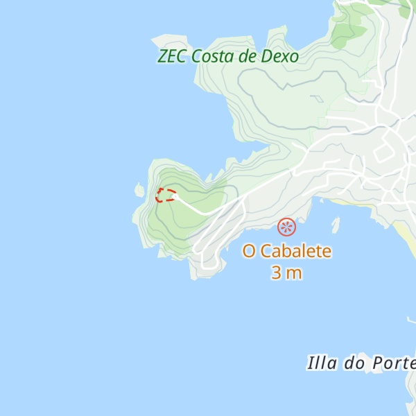 Map of O Coruto