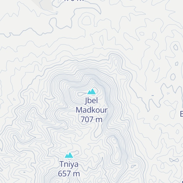 Map of Jbel Madkour