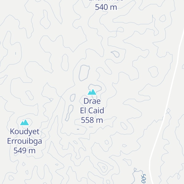 Map of Drae El Caid