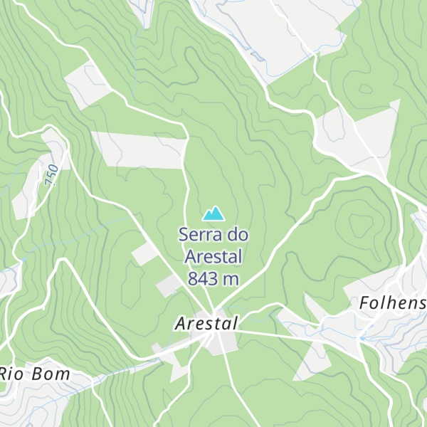 Map of Serra do Arestal