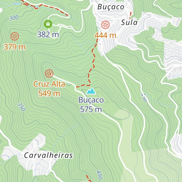Map of Buçaco