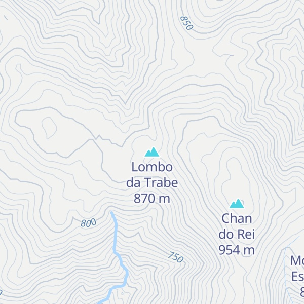 Map of Lombo da Trabe