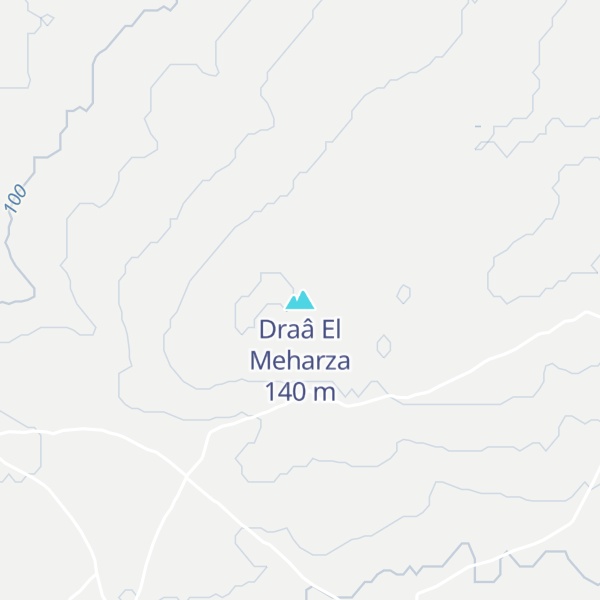 Map of Draâ El Meharza