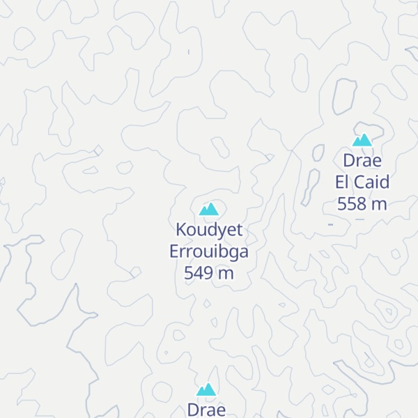 Map of Koudyet Errouibga