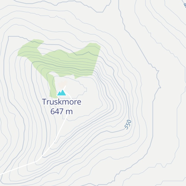 Map of Truskmore SE Cairn
