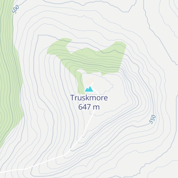 Map of Truskmore