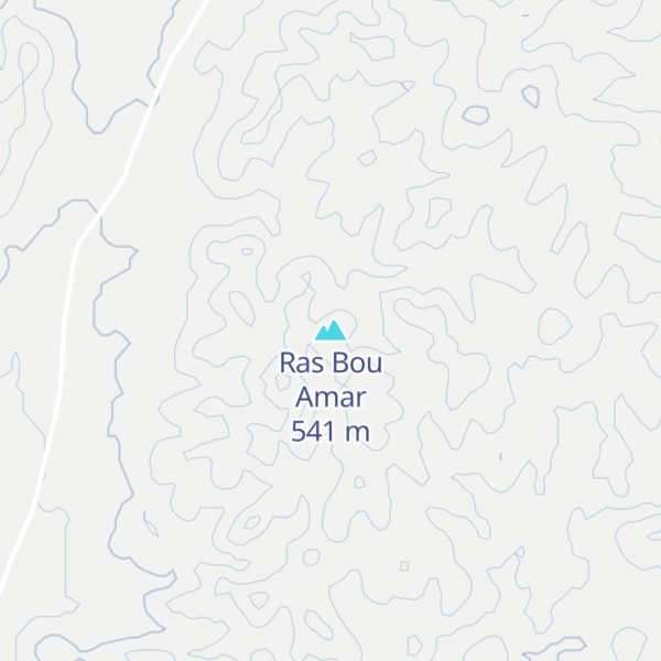 Map of Ras Bou Amar