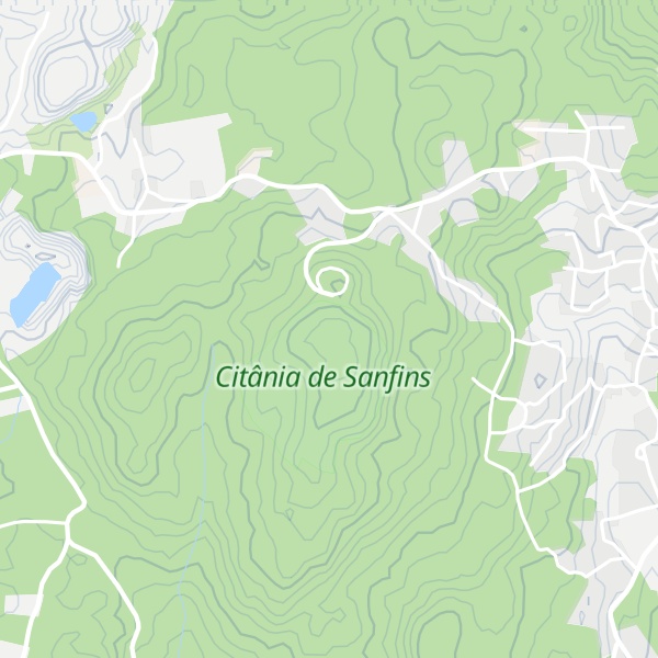 Map of Citânia de Sanfins