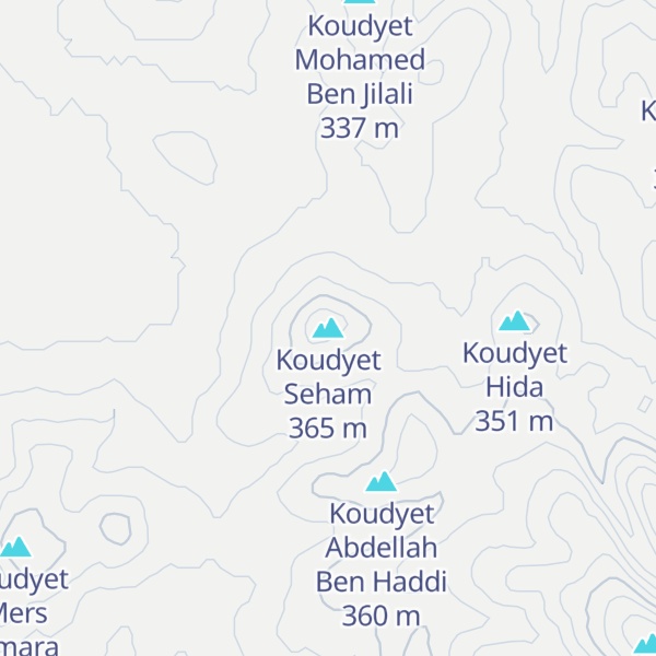 Map of Koudyet Seham