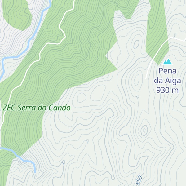 Map of Pena Redonda