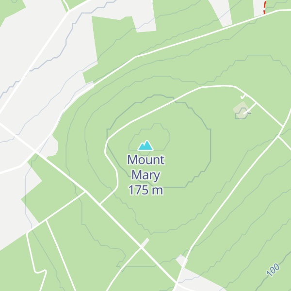 Map of Mount Mary