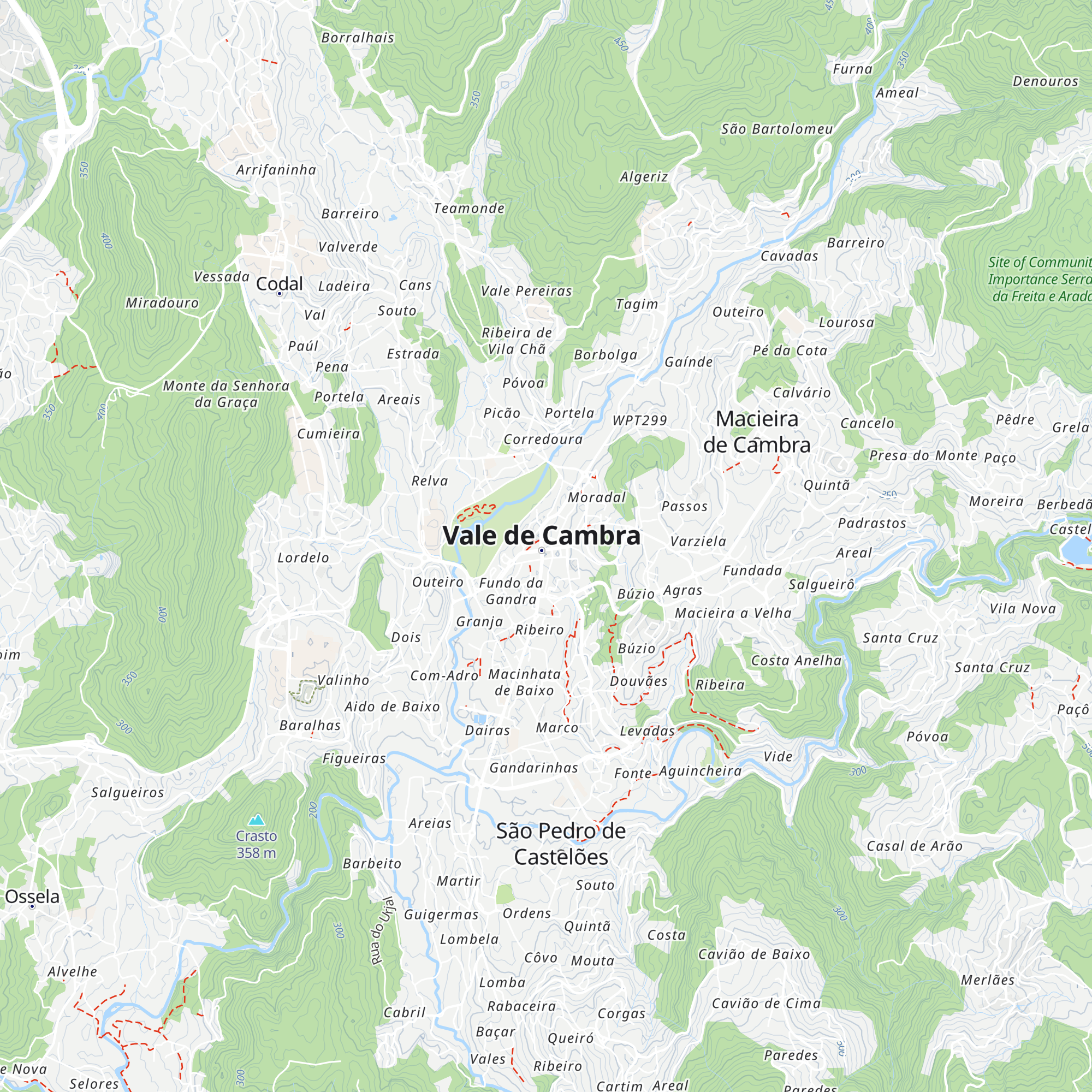 Loja Interativa de Turismo de Vale de Cambra map