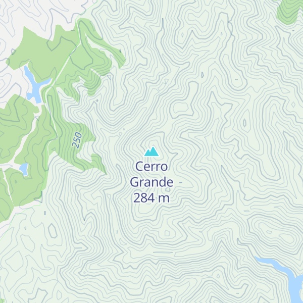 Map of Cerro Grande