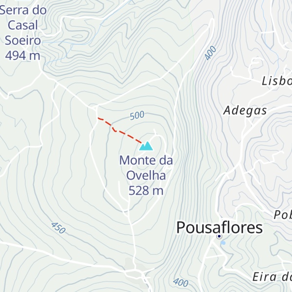 Map of Monte da Ovelha