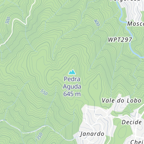 Map of Pedra Aguda