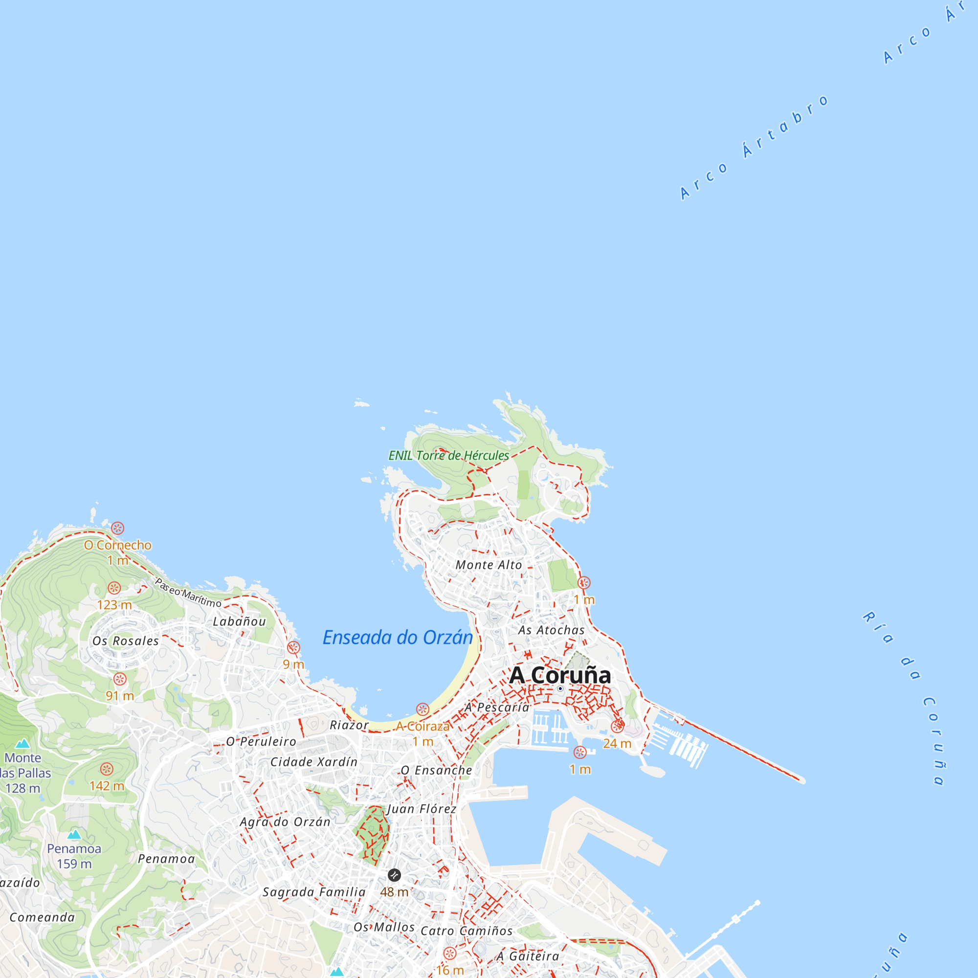 Tower of Hercules Visitor Services and Interpretive Center (CIAV) map