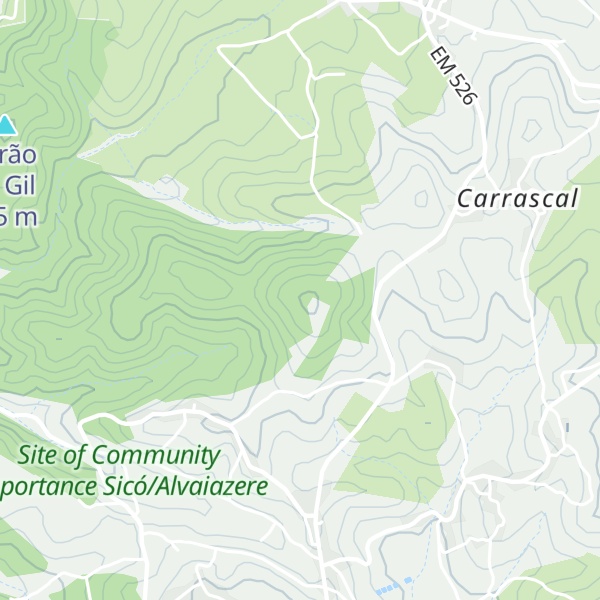 Map of Casas Velhas