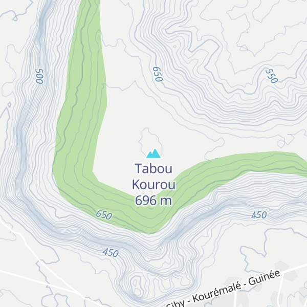 Map of Tabou Kourou