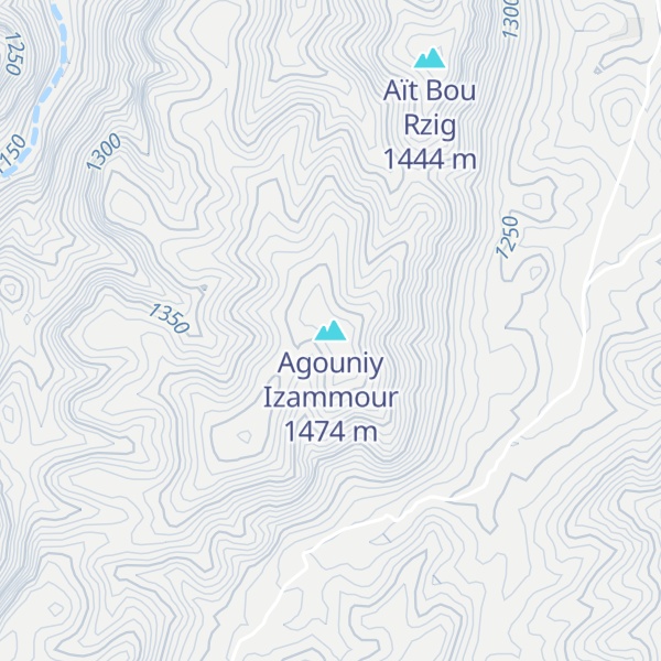 Map of Agouniy Izammour