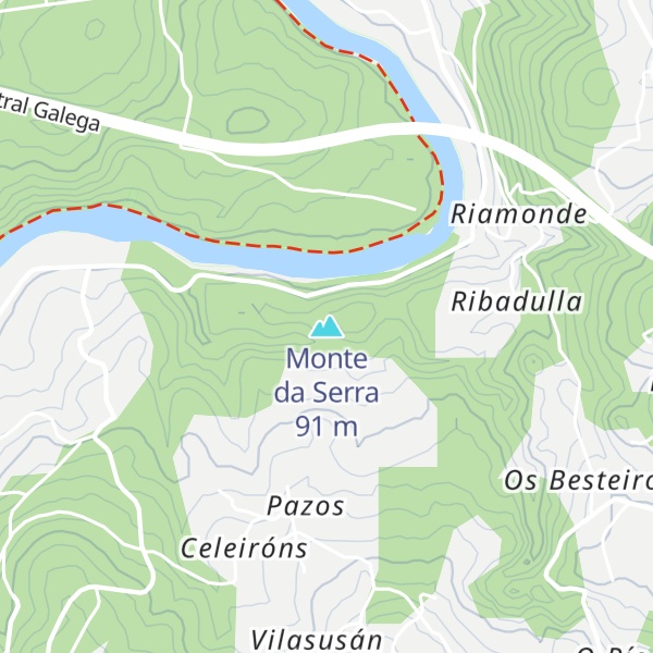 Map of Monte da Serra