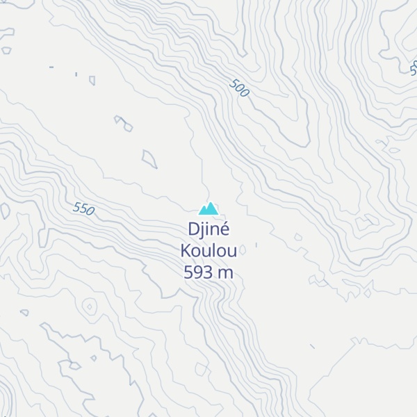 Map of Djiné Koulou