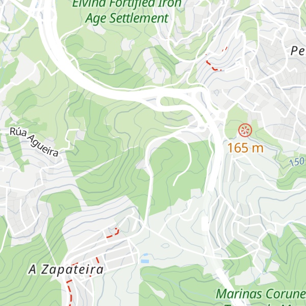 Map of O Penasquedo