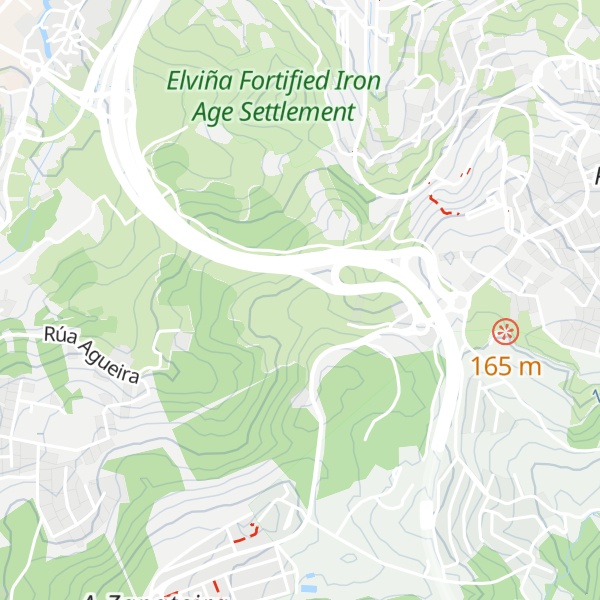 Map of O Coto