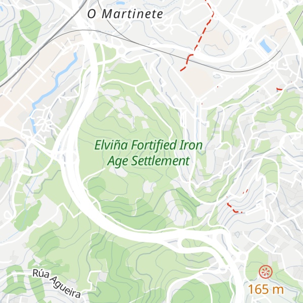 Map of Monte do Castro
