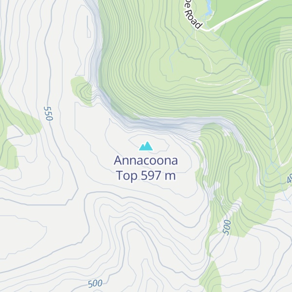 Map of Annacoona Top