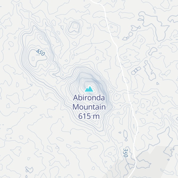 Map of Abironda Mountain