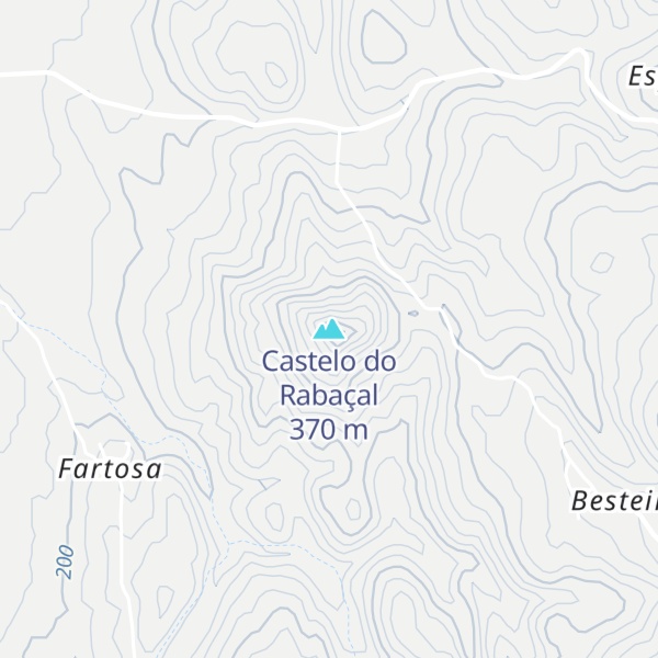 Map of Castelo do Rabaçal