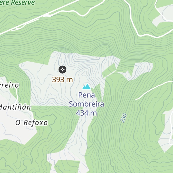 Map of Pena Sombreira