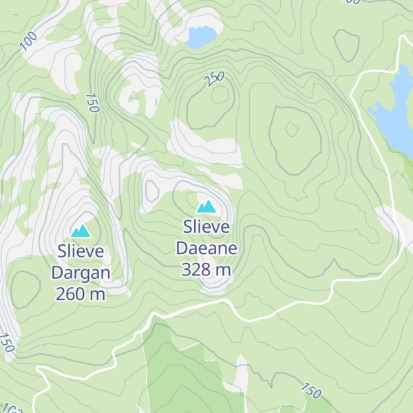 Map of Slieve Daeane
