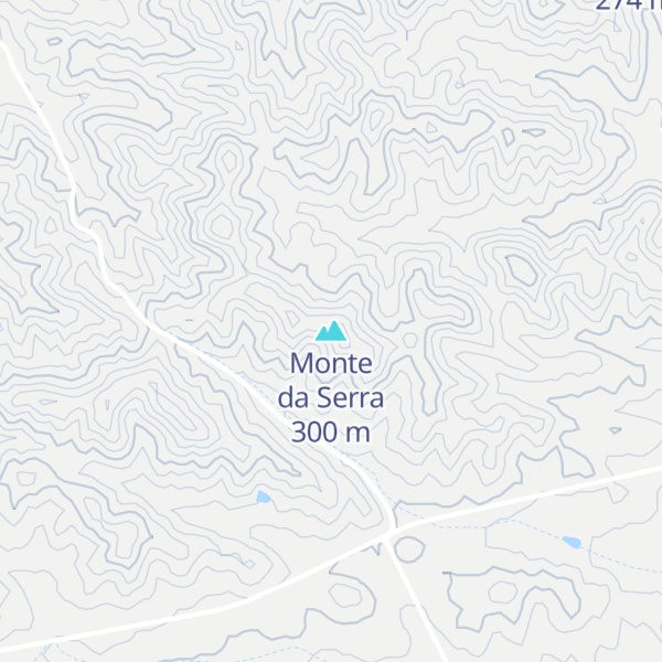 Map of Monte da Serra
