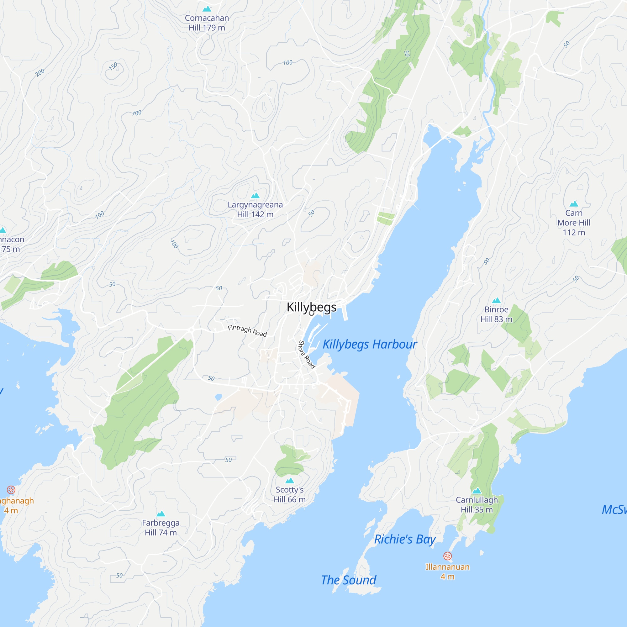 Killybegs Information Centre map