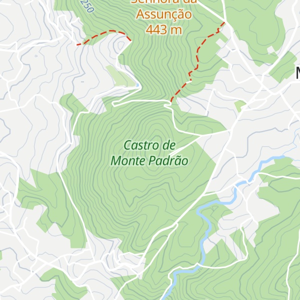 Map of Monte Padrão