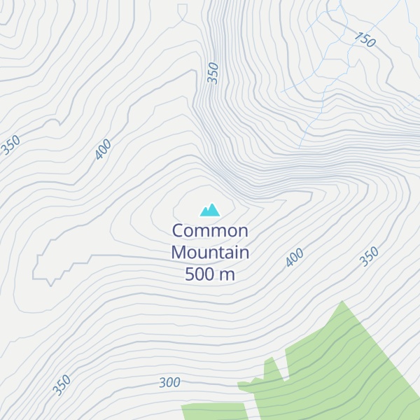 Map of Common Mountain