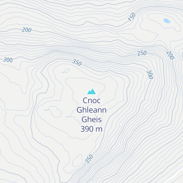Map of Cnoc Ghleann Gheis