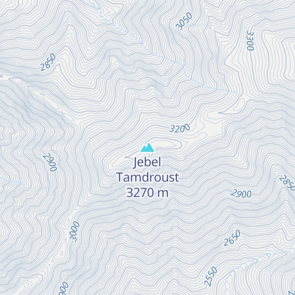 Map of Jebel Tamdroust